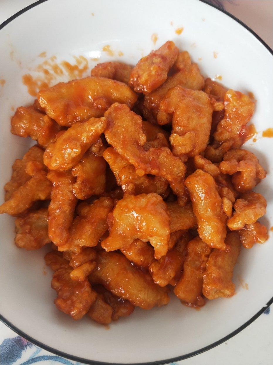 酸甜可口的糖醋里脊(鸡胸肉版)