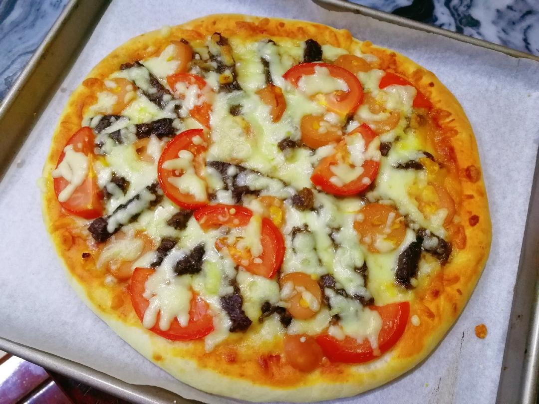 八寸披萨饼皮（四个）制作