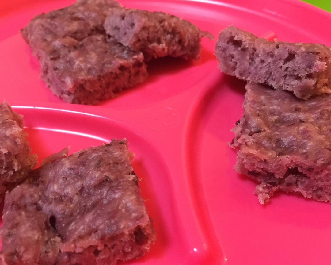 蔓越莓紫薯糕 辅食的做法