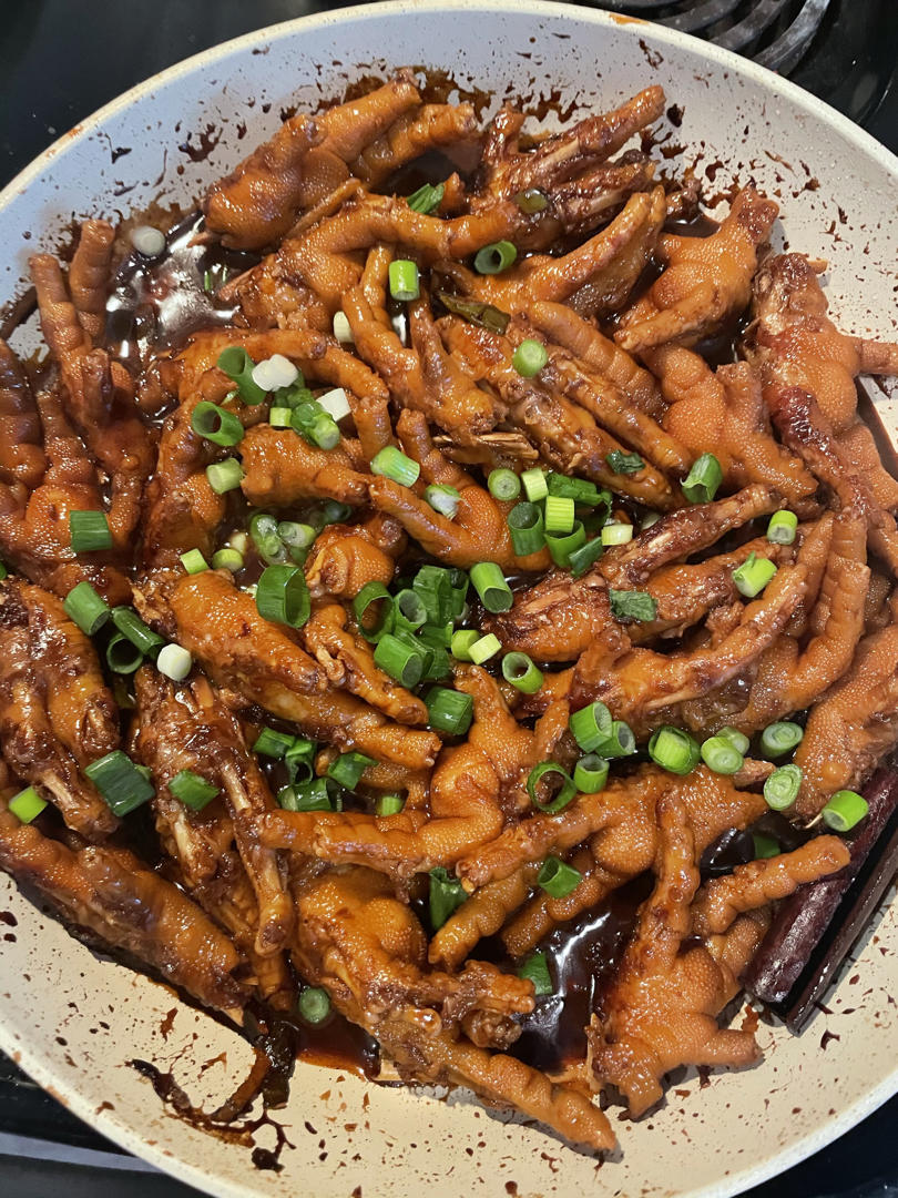 香辣烧鸡爪