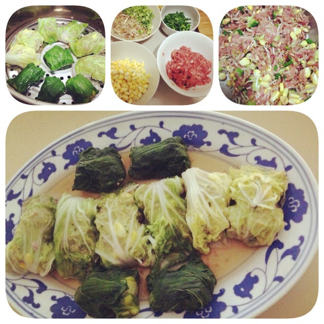 肉沫白菜卷