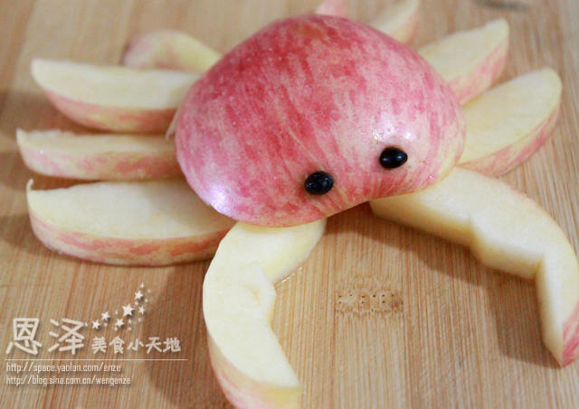 螃蟹苹果的做法
