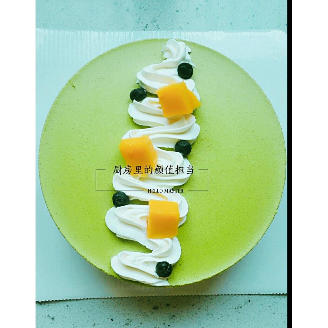 抹茶红豆冻芝士