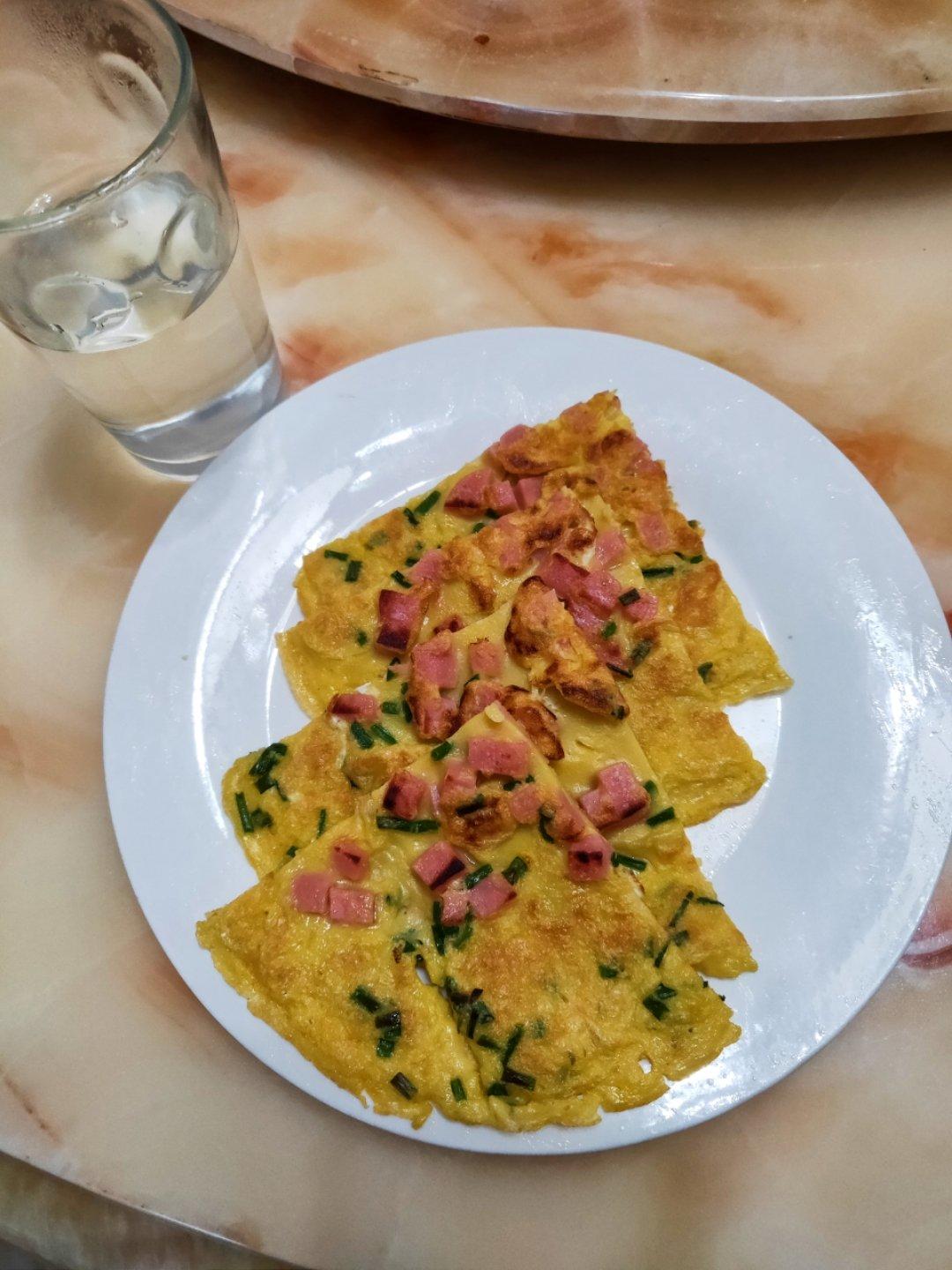 培根香葱鸡蛋饼