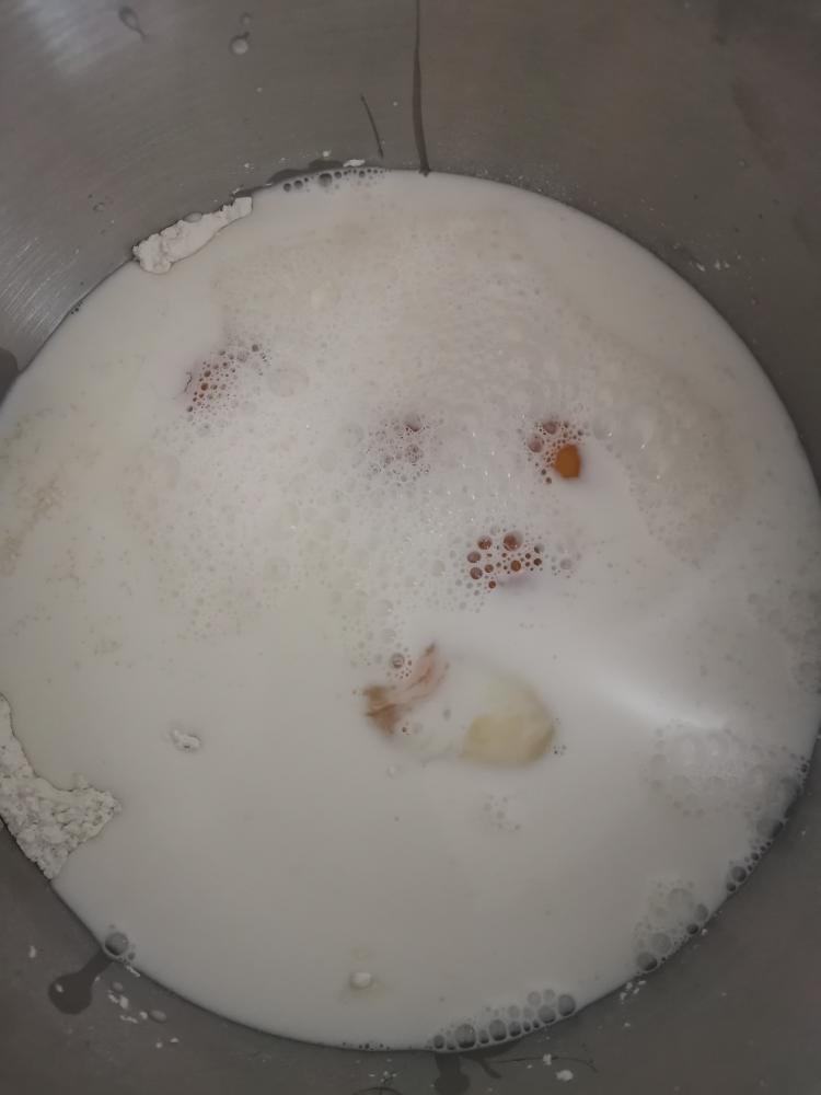 纯奶手撕吐司的做法 步骤1
