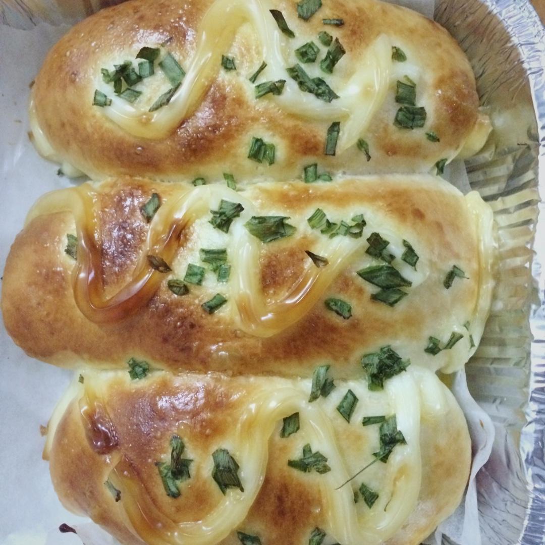 火腿肠早餐面包（一次发酵法）