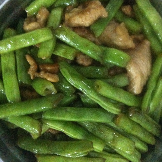 四季豆炒肉