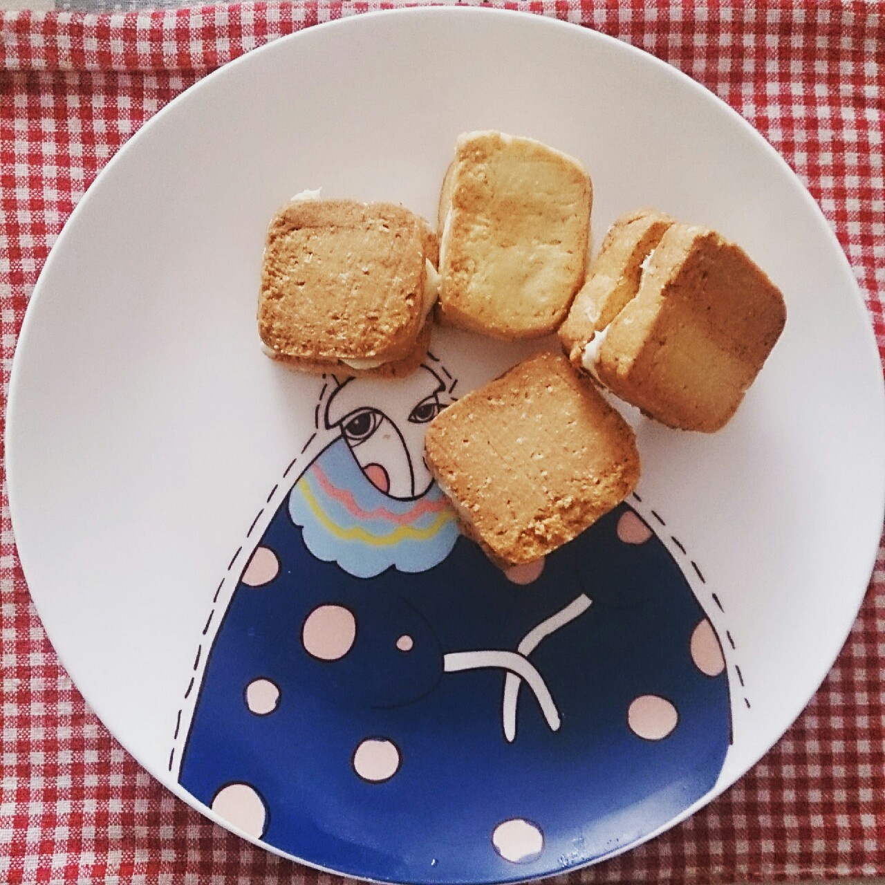 乳酪奶油夹心酥饼（芝士夹心饼干）