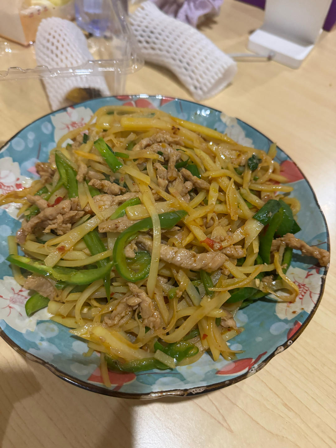 土豆丝炒肉肉