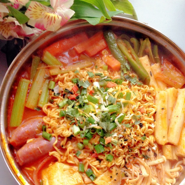 韩式芝士部队锅