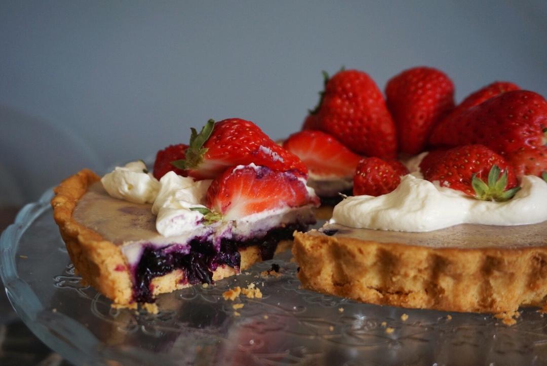 蓝莓乳酪派（合适新手家庭版）