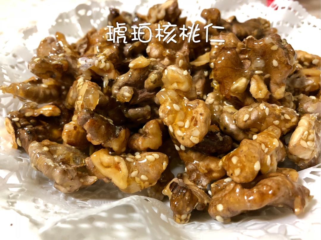 【琥珀核桃仁】冰糖无油不粘手