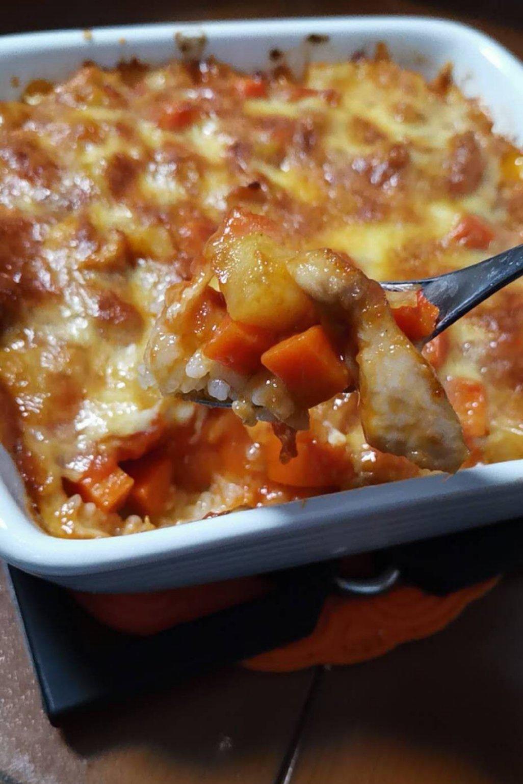 番茄鸡肉浓情焗饭【两人份】