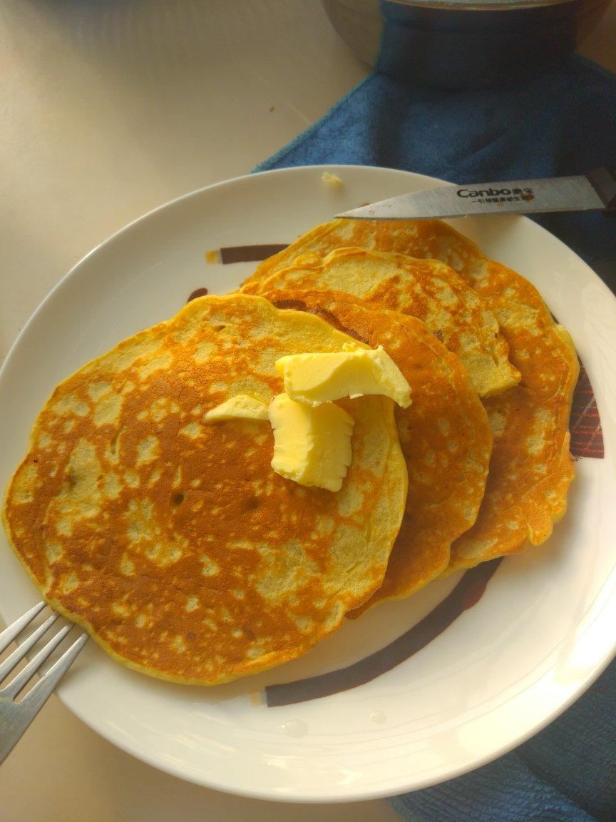 香蕉牛奶热香饼