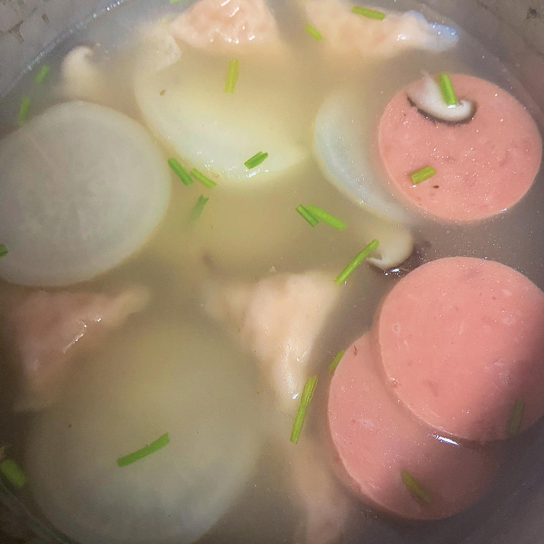 香菇萝卜汤