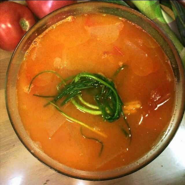 浓香番茄冬瓜汤的做法