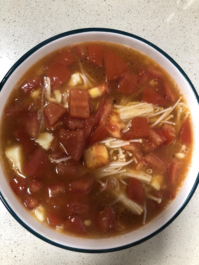 金针菇烧日本豆腐