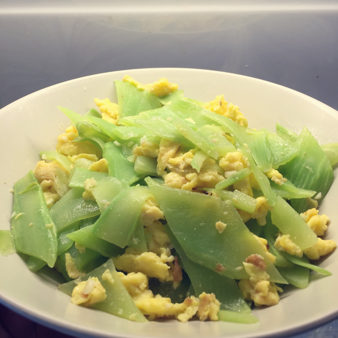 黑木耳鸡蛋炒莴笋