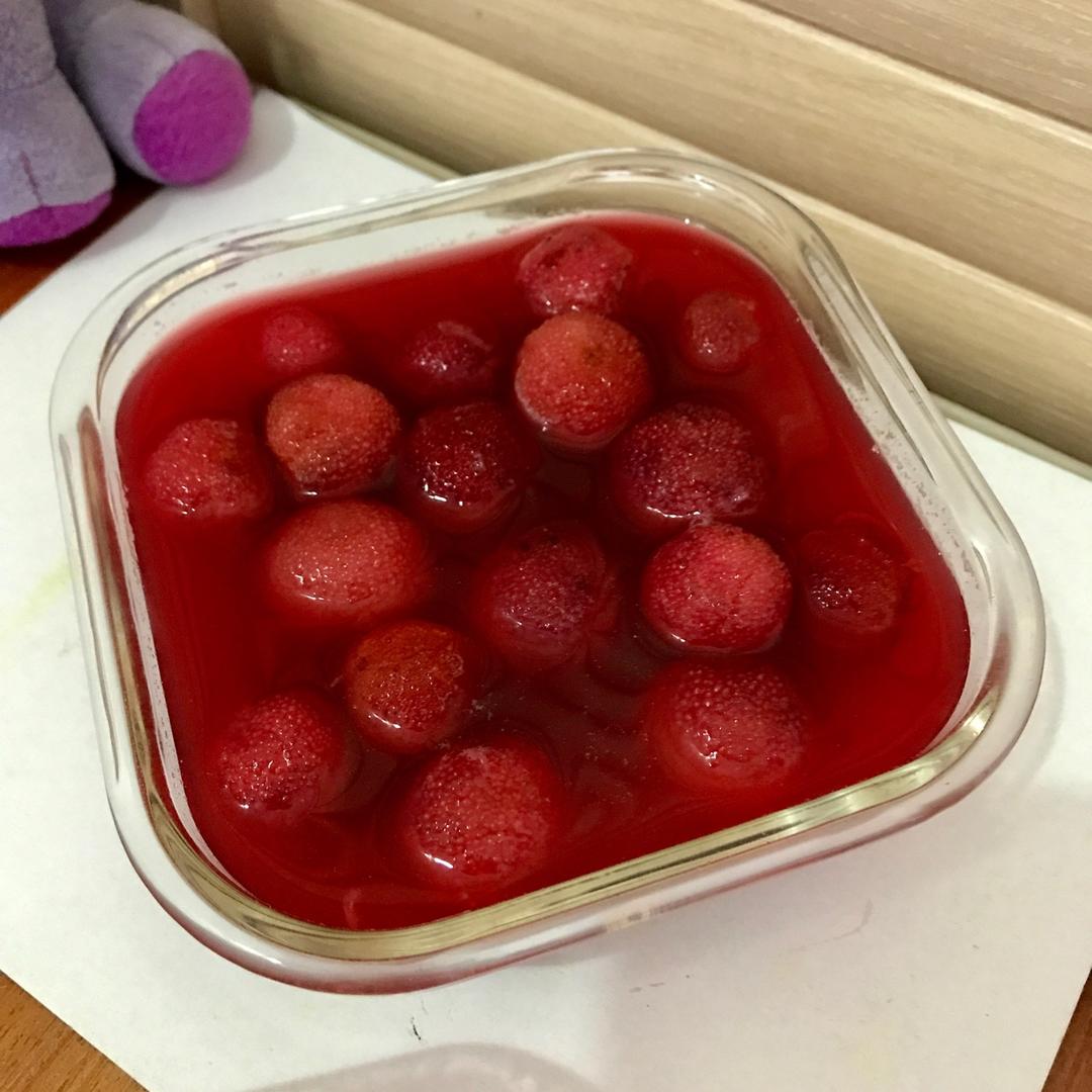 阿星的小茶做的自制杨梅罐头