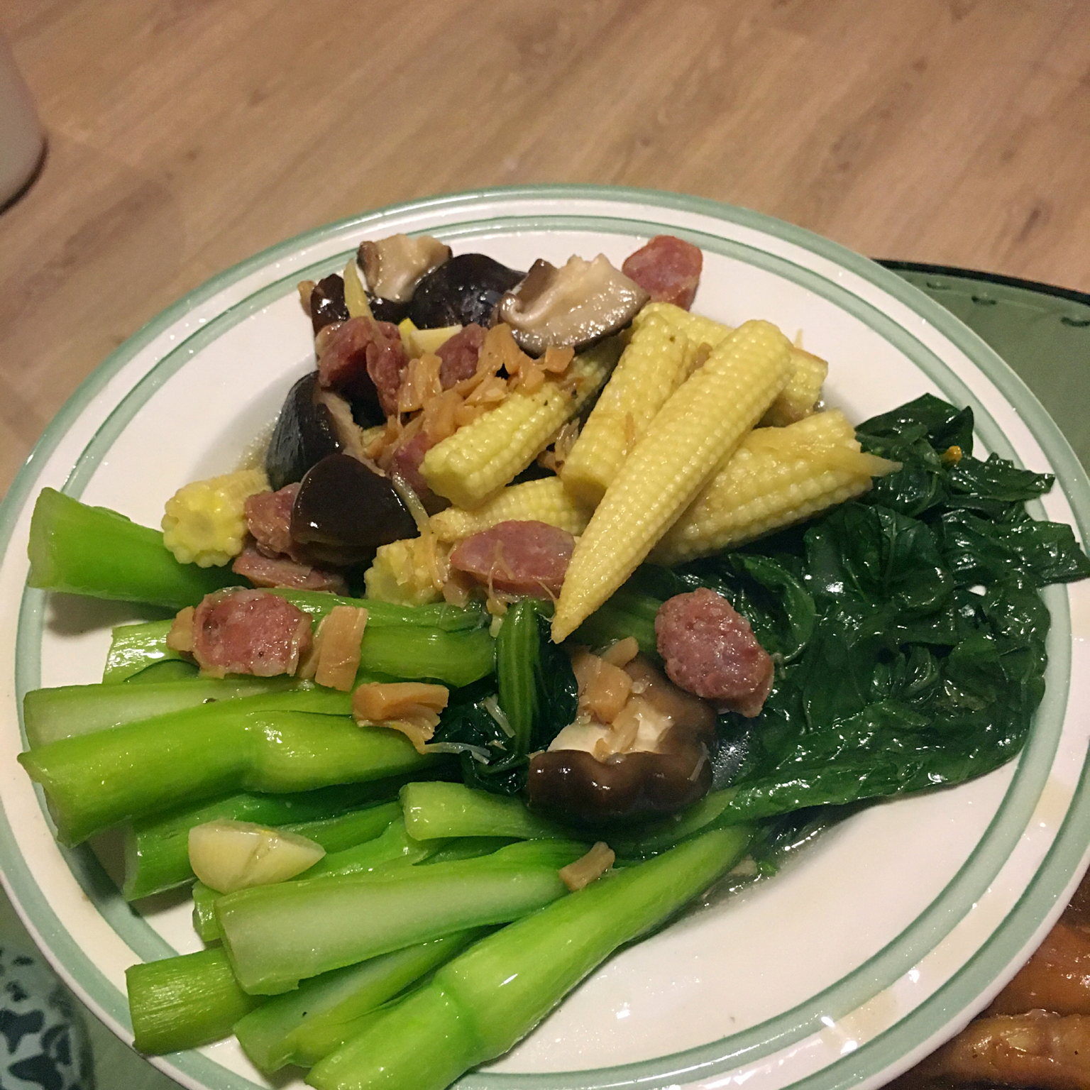 香菇菜心