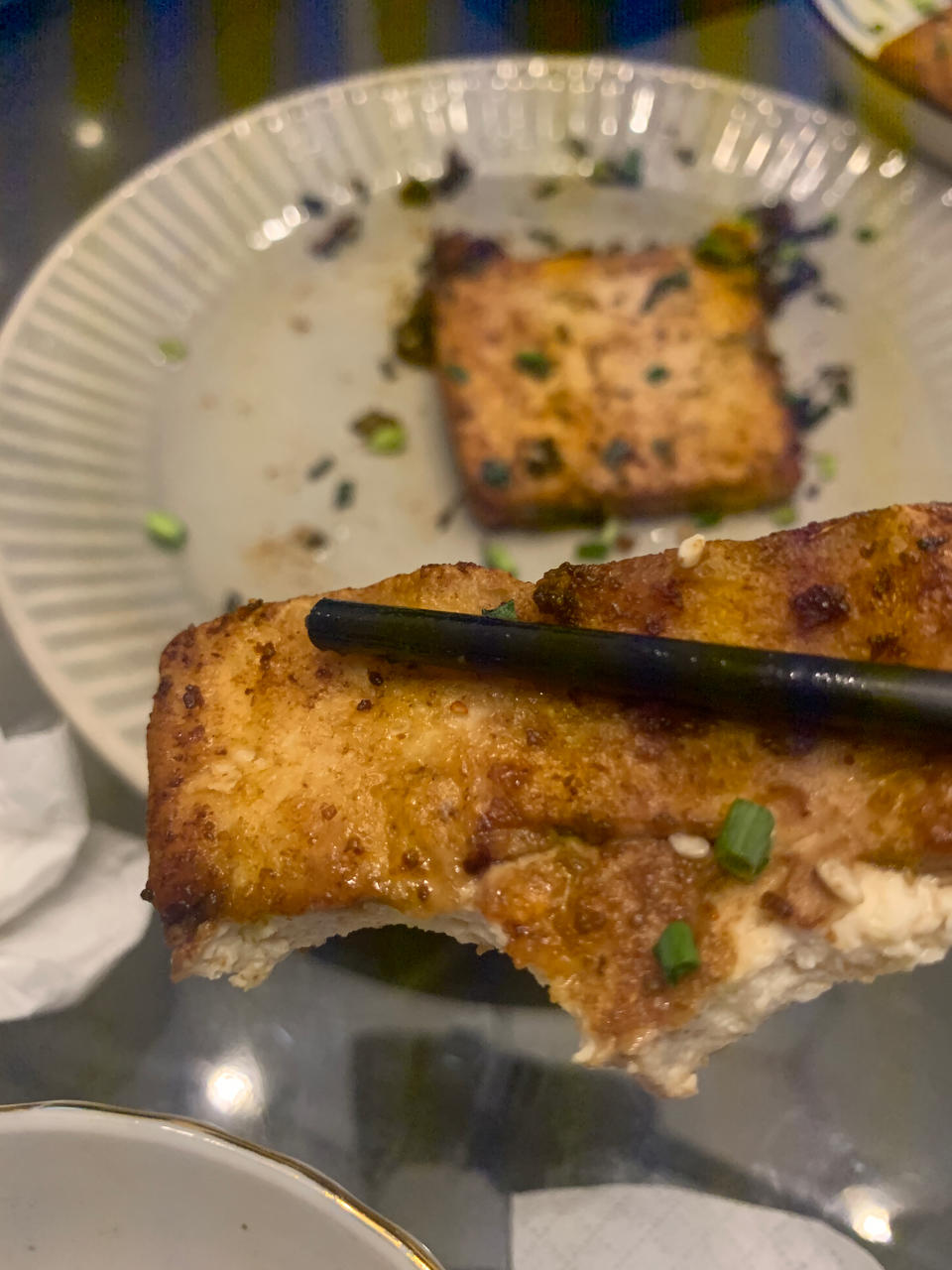 秒杀夜市香豆腐(煎豆腐)