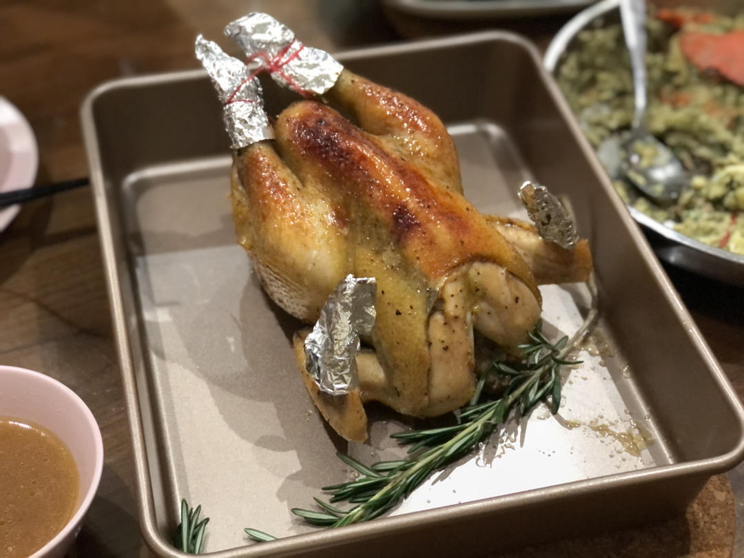 【北鼎烤箱食谱】黄金蒜香脆皮烤鸡