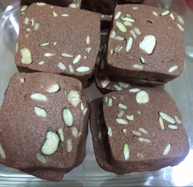 可可核桃饼干