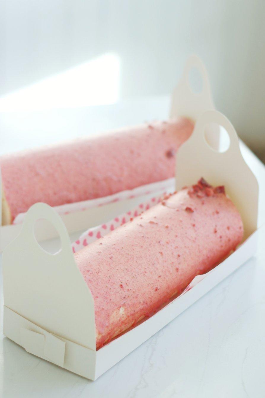 蛋糕卷|私房草莓季应季单品 最近不是做草莓梦龙卷就是巧克力梦龙卷