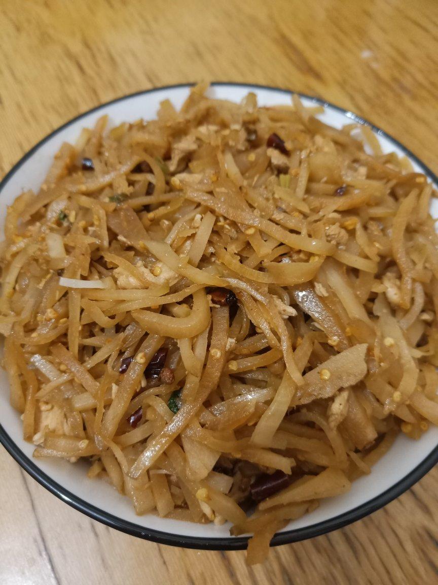 家传做法⭐麻辣咸香的肉炒咸菜