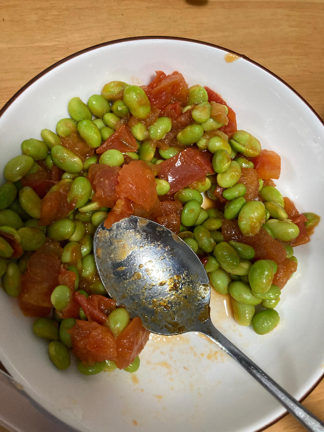 番茄🍅+毛豆的完美搭配