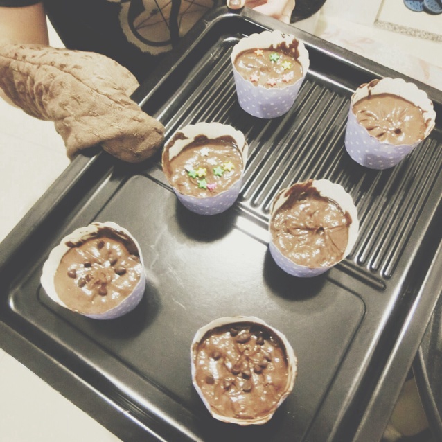 巧克力杯子蛋糕