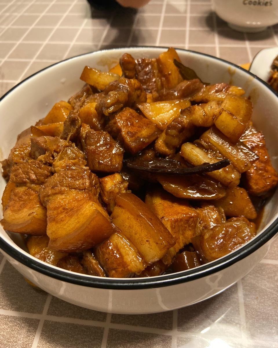 红烧肉炖土豆