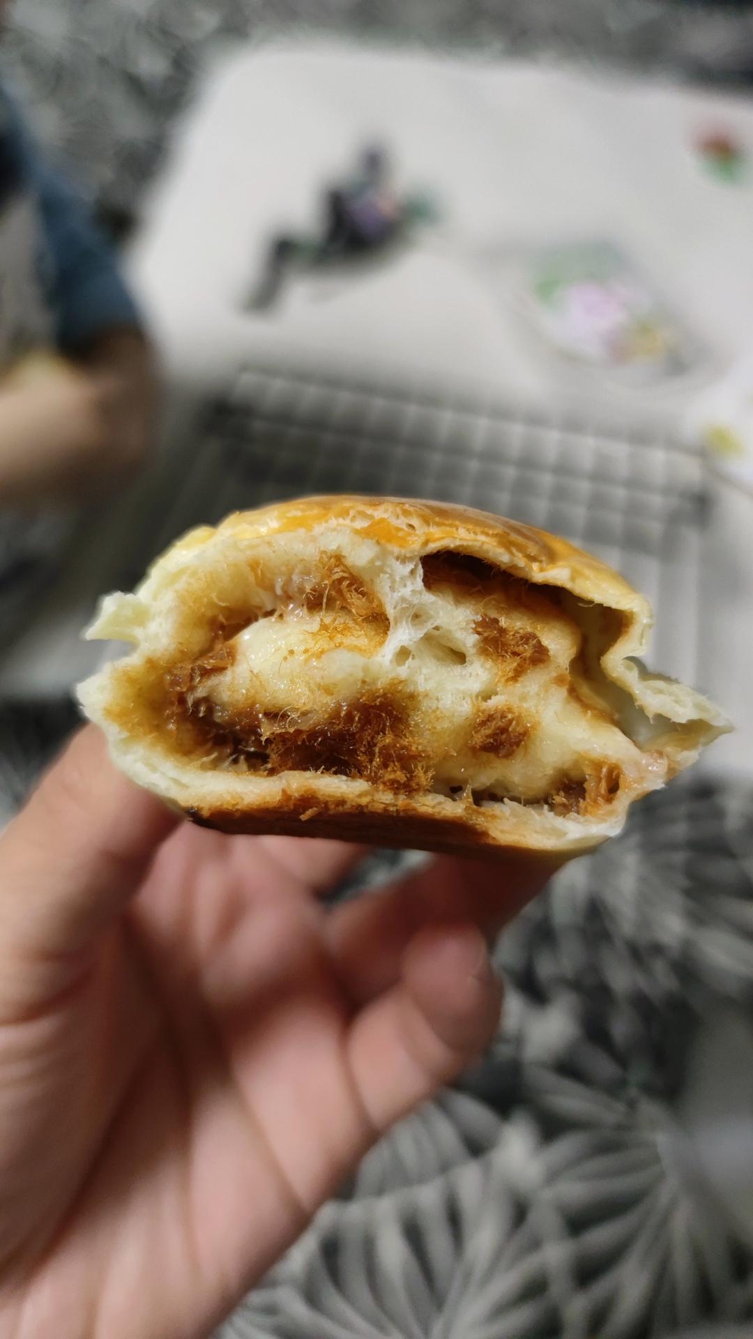 爆浆肉松包 ‼️（附自制肉松教程）