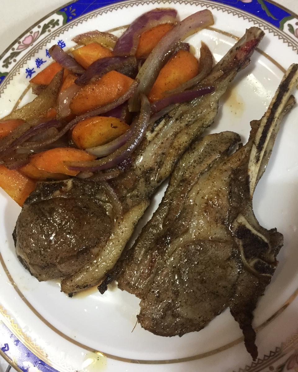 香煎羊小切