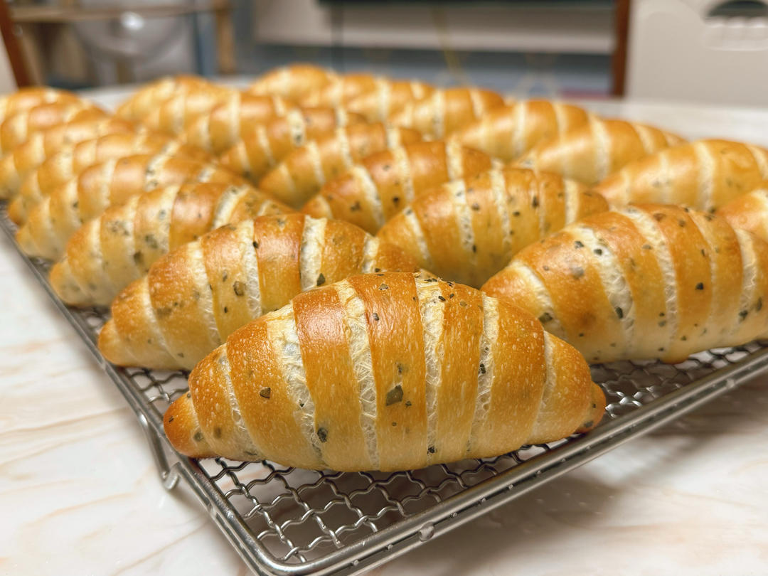 双种 花椒叶&原味盐面包