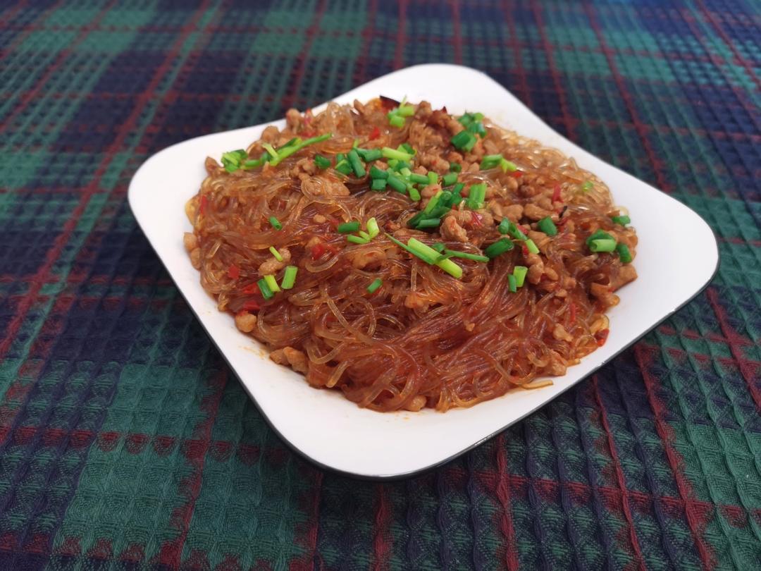 蚂蚁上树(肉末炒粉丝)超下饭‼️十分钟搞定