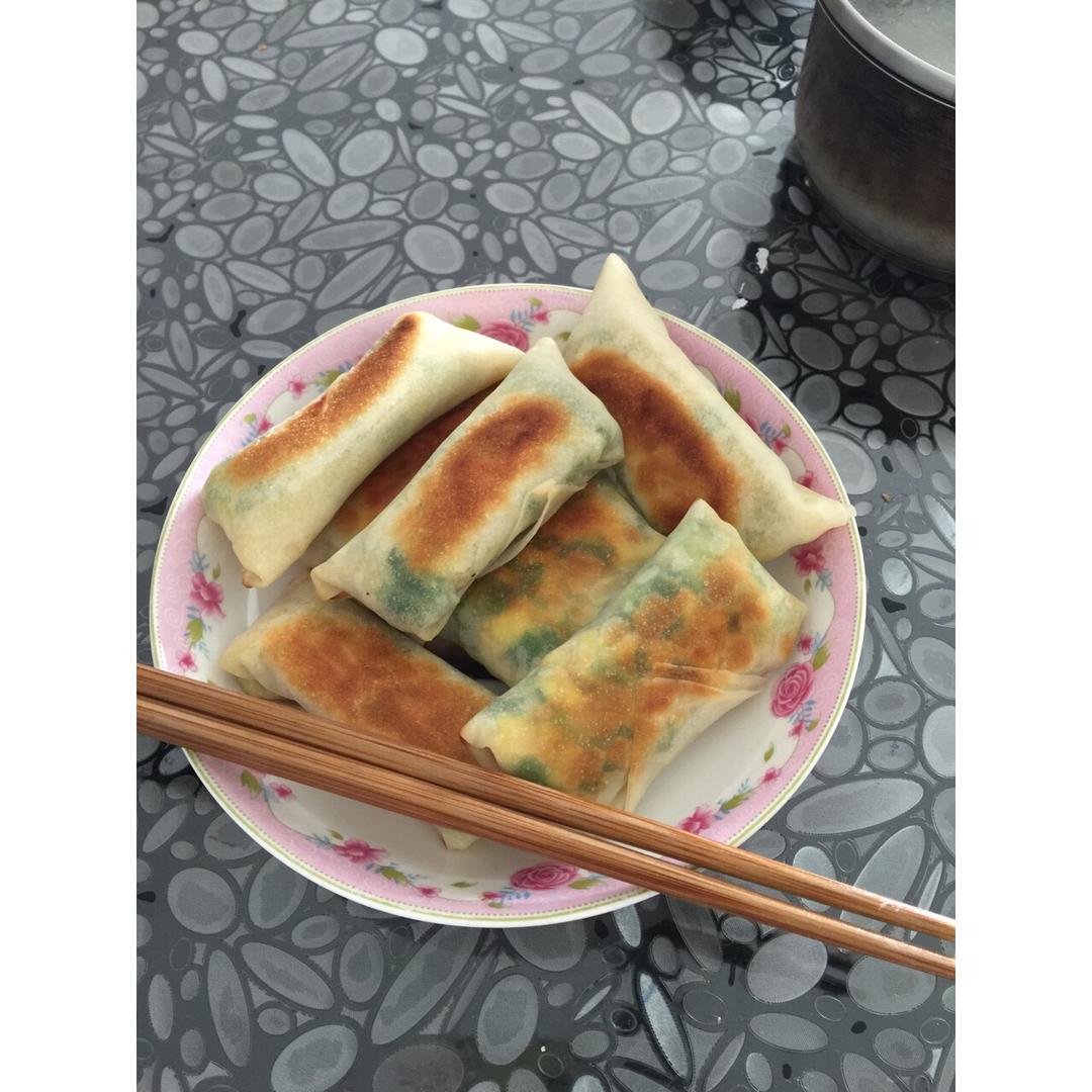 春卷皮～韭菜盒子