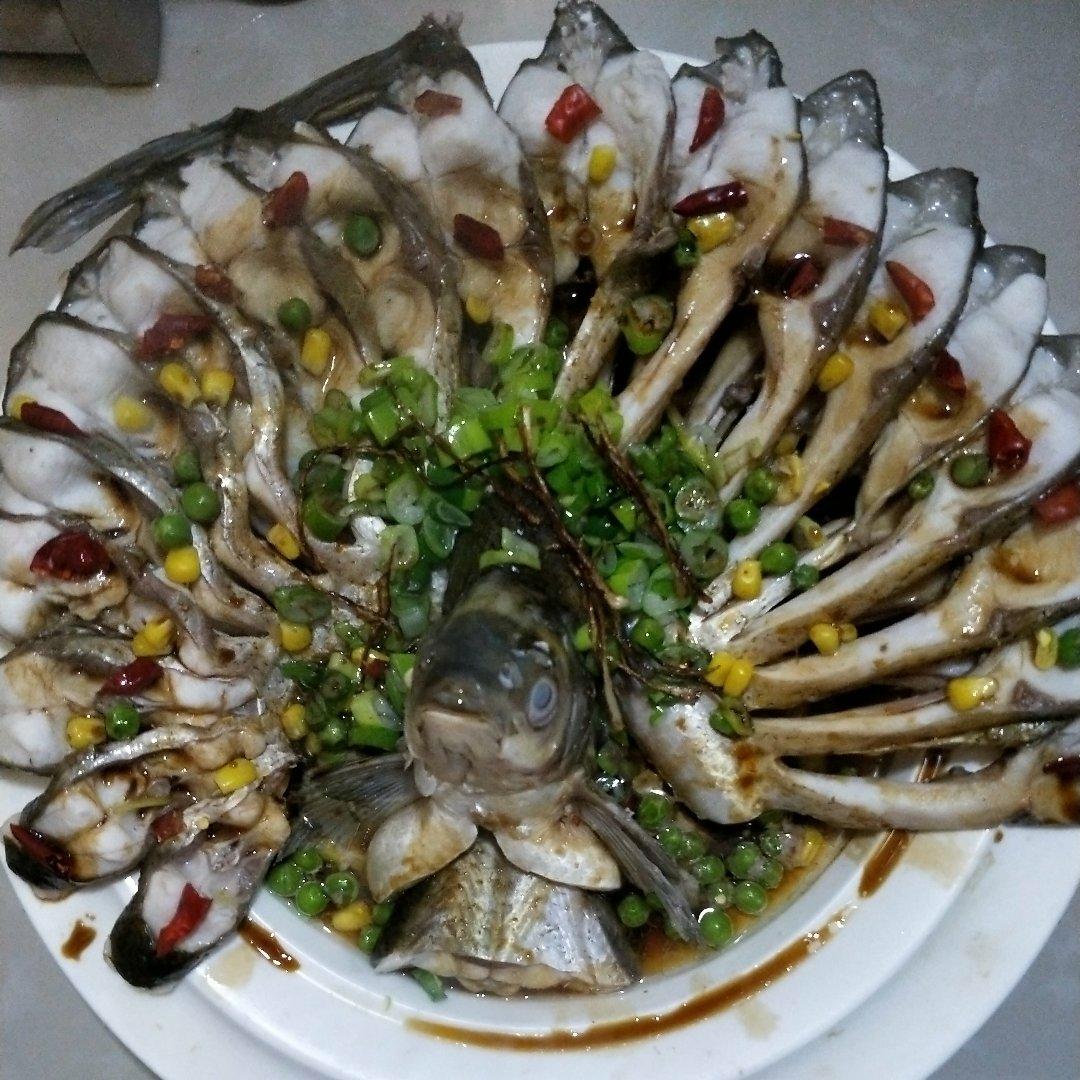 孔雀开屏（清蒸武昌鱼）