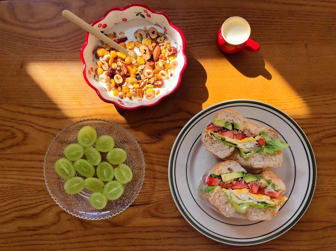 火腿芝士蛋三文治