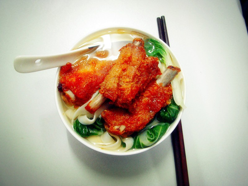 秘制台式红烧排骨面