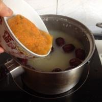 南瓜白果小米粥的做法 步骤5