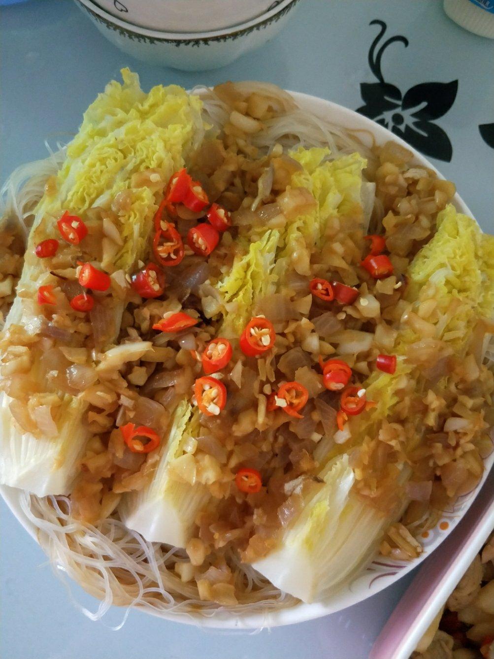 蒜蓉粉丝蒸娃娃菜