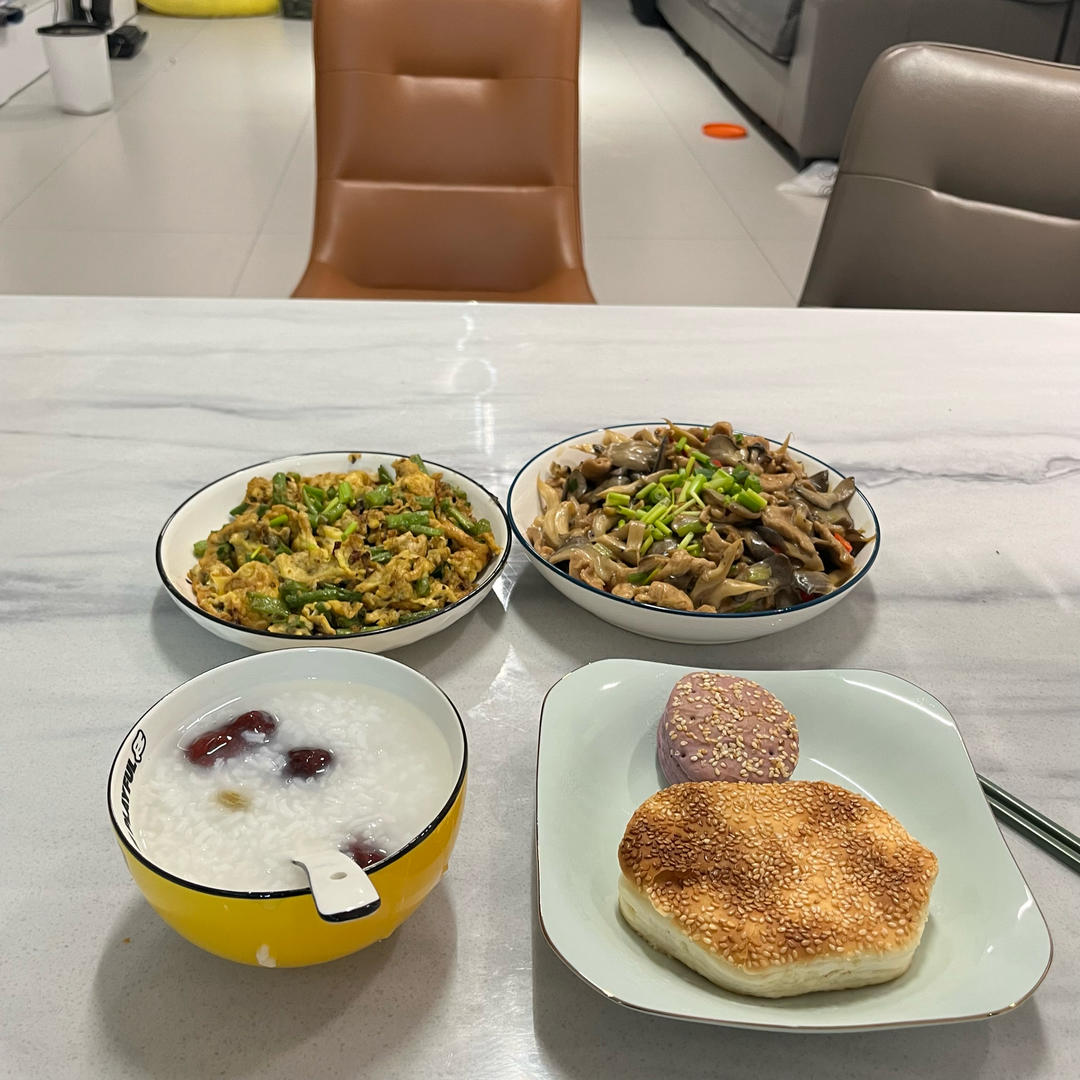 豆角炒鸡蛋
