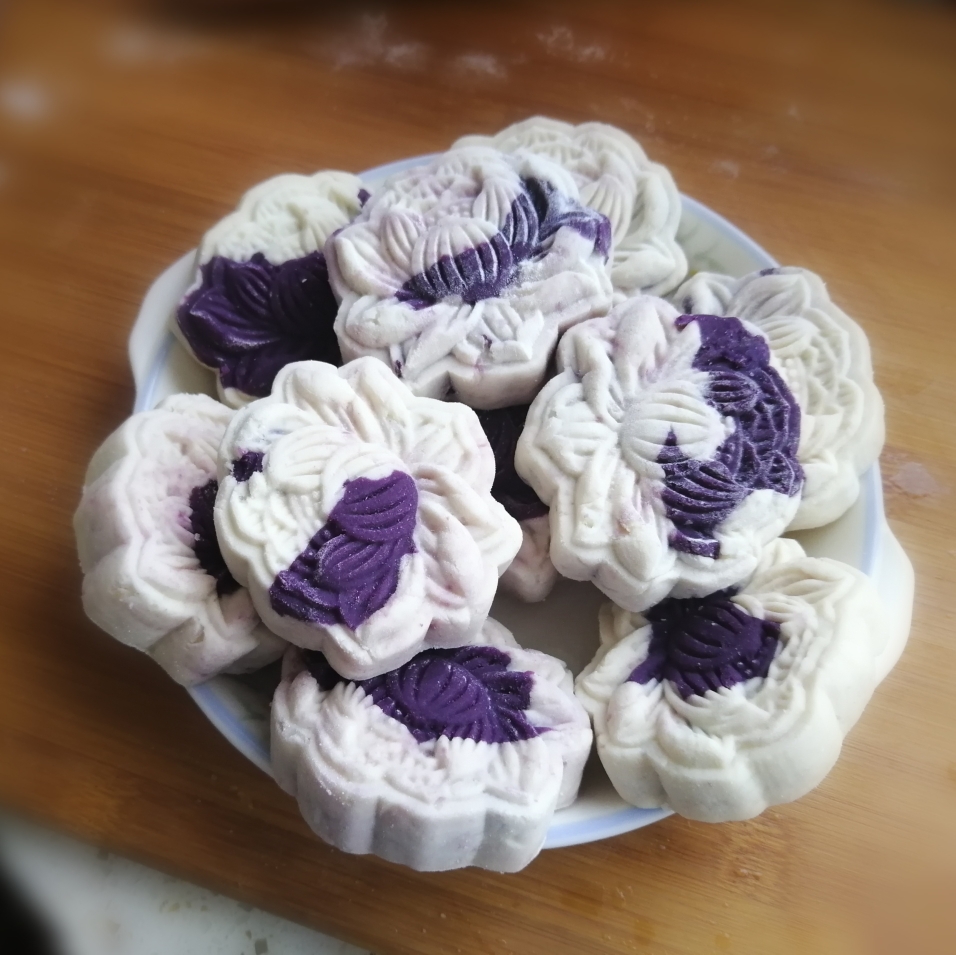 紫薯山药糕（三生三世无忧花糕）