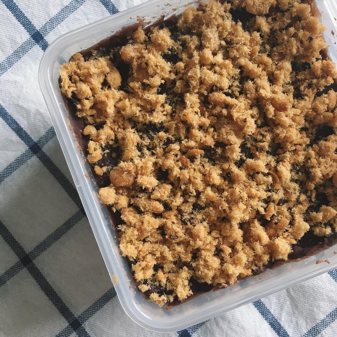 芋泥麻薯肉松蛋糕盒子