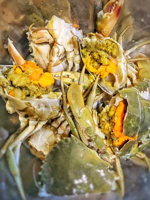 吃螃蟹🦀️看这一篇就够了！肥美鲜嫩的大青蟹！的做法 步骤3