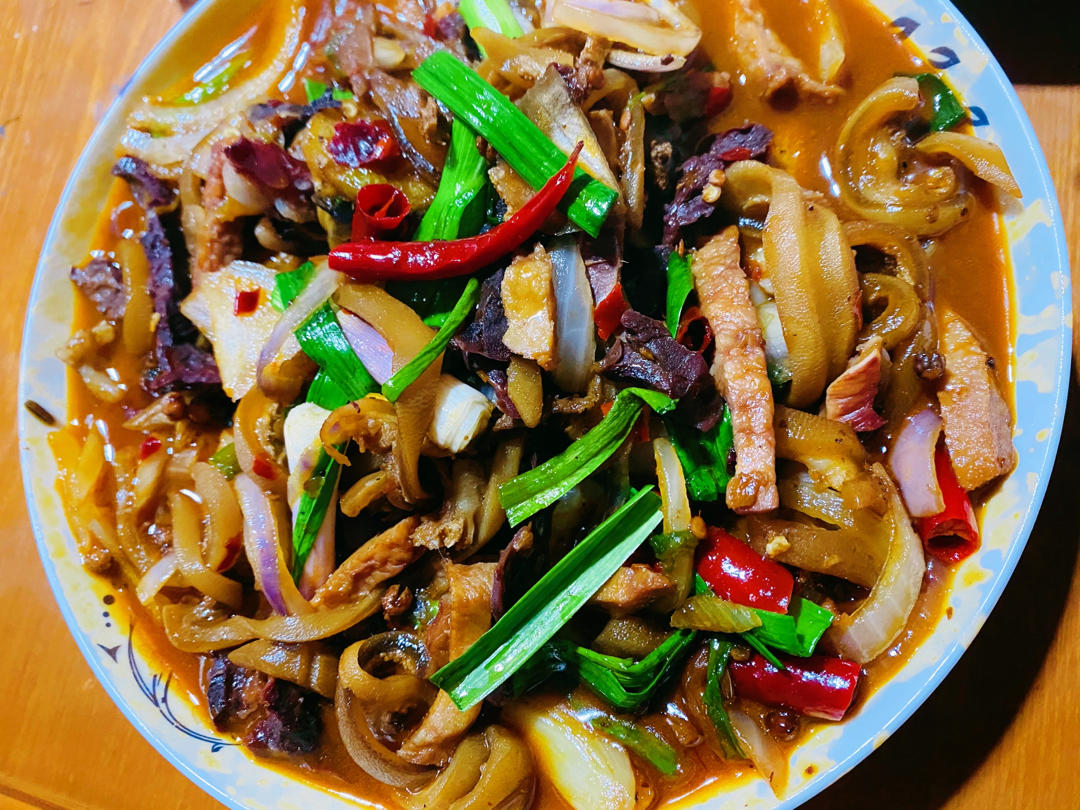 香辣牛杂煲