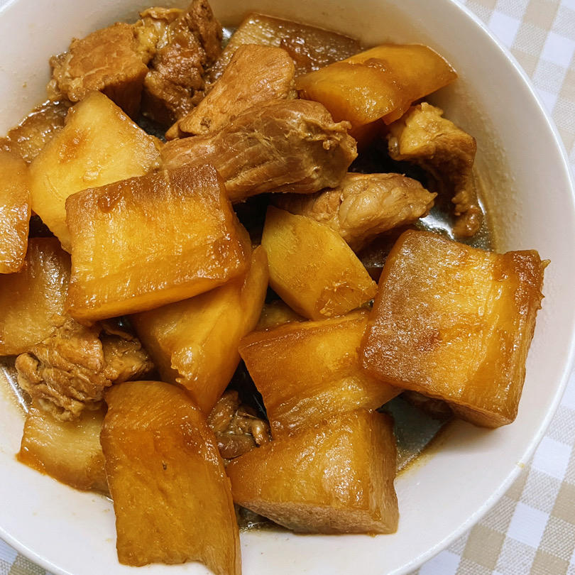 萝卜烧肉（小朋友最爱吃）
