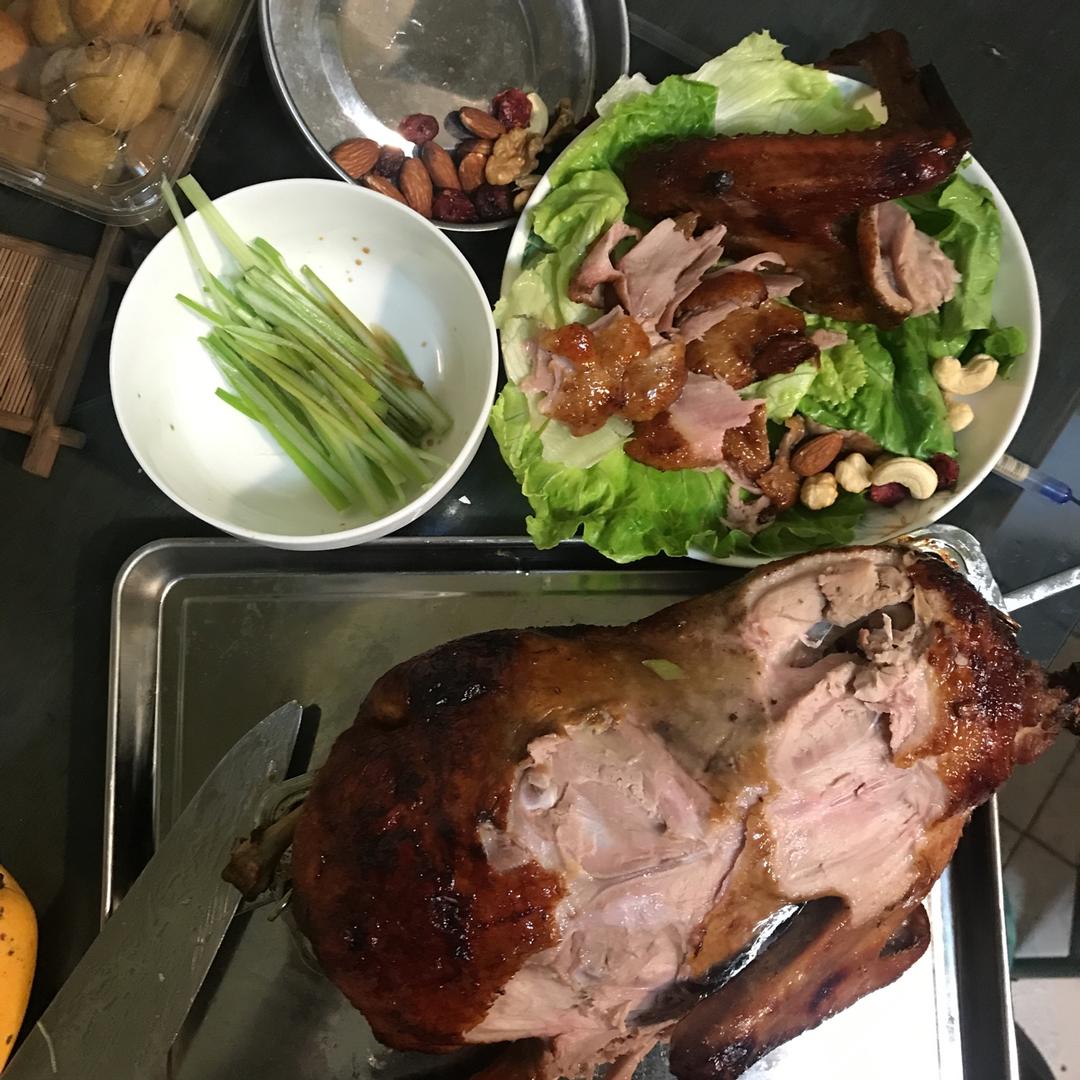 自制烤鸭（附荷叶饼制作方法）