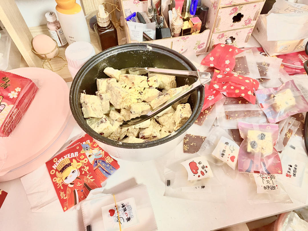 雪花酥（雪花饼，牛轧奶芙，奶酥）